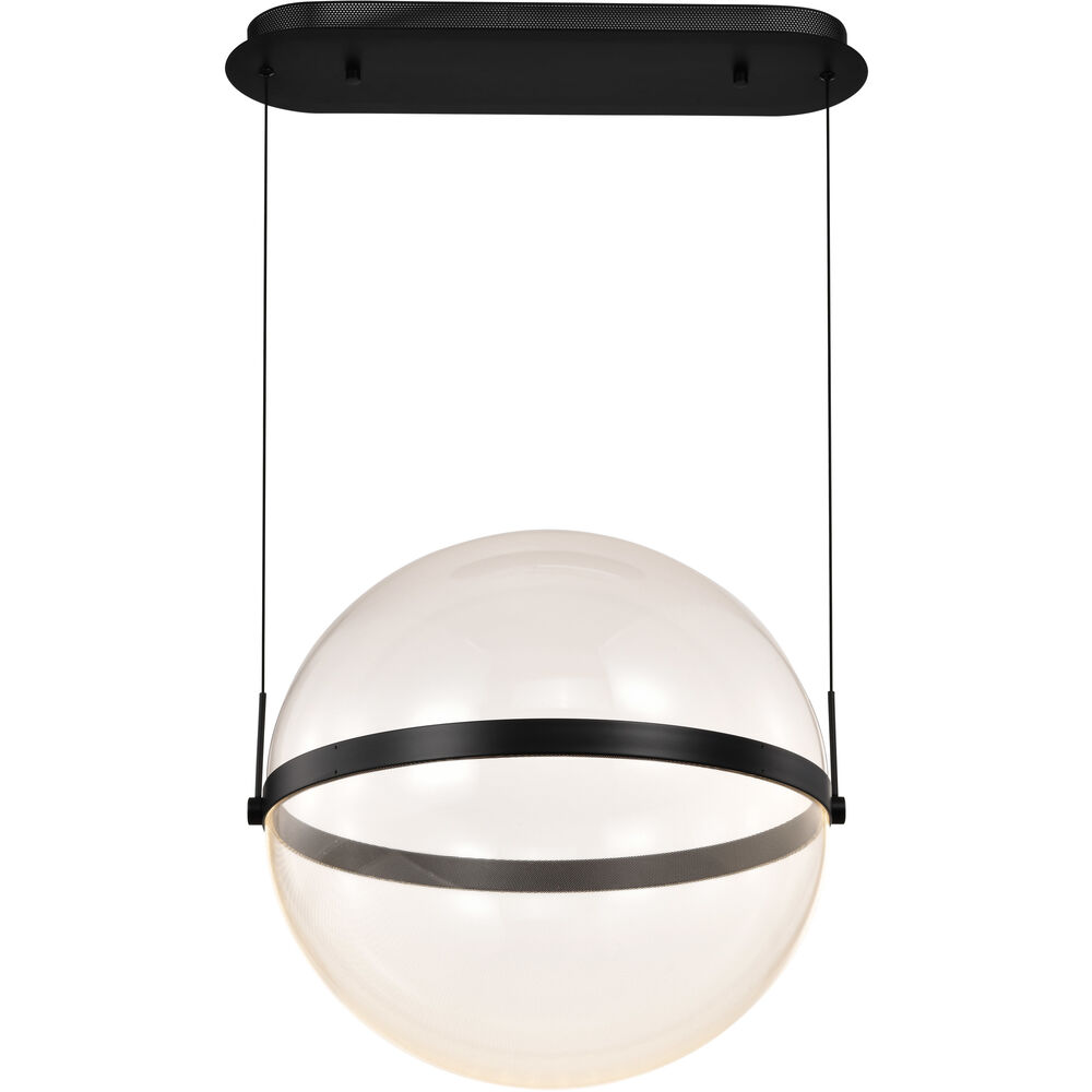 Nuvo Lighting Arvada LED 20.5 Inch Matte Black Pendant Ceiling Light