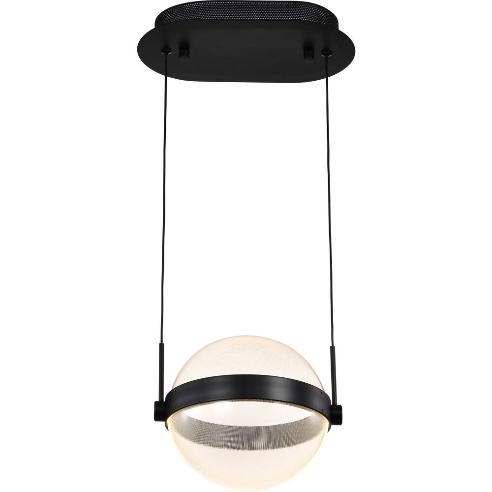 Nuvo Lighting Arvada LED 8.75 Inch Matte Black Pendant Ceiling Light