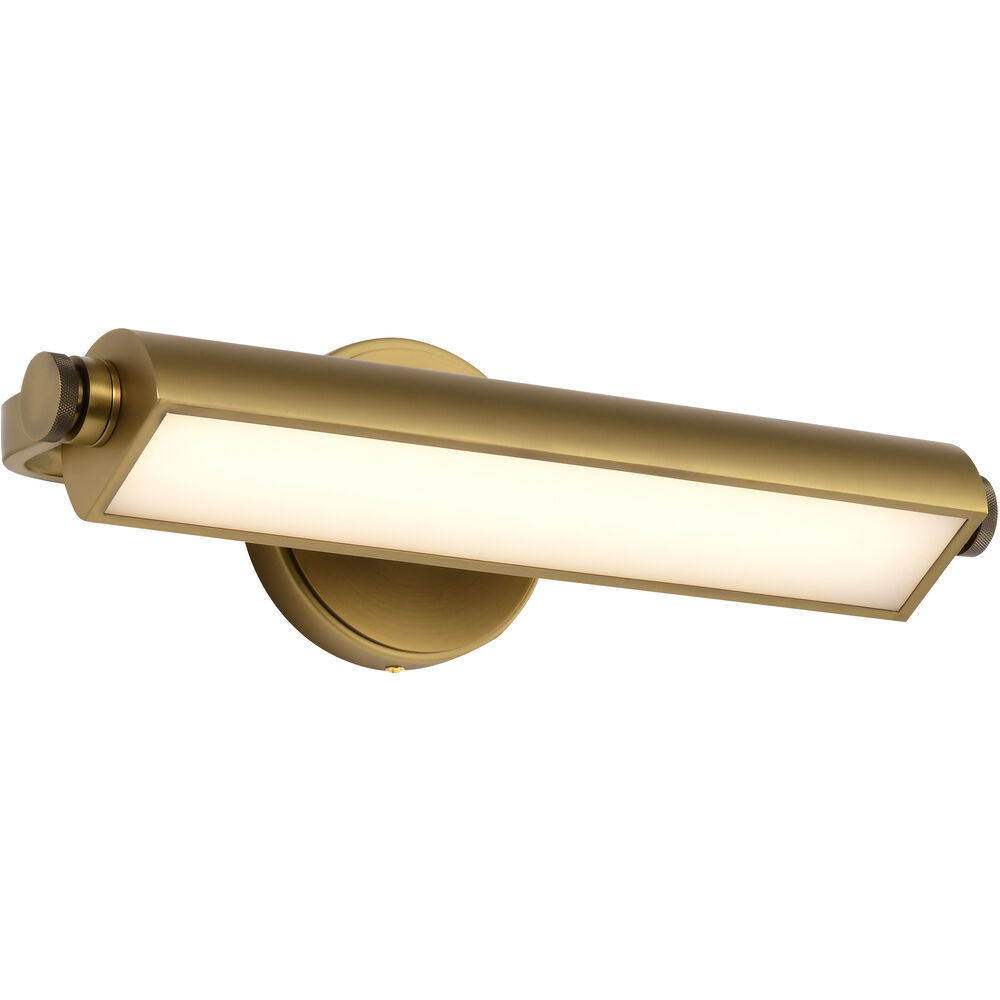Nuvo Lighting Auden LED 17.75 Inch Vintage Brass Vanity Wall Light