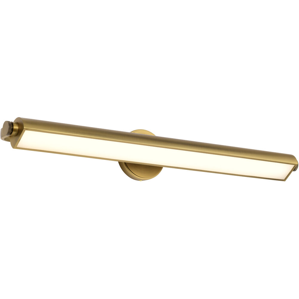 Nuvo Lighting Auden LED 35.5 Inch Vintage Brass Vanity Wall Light