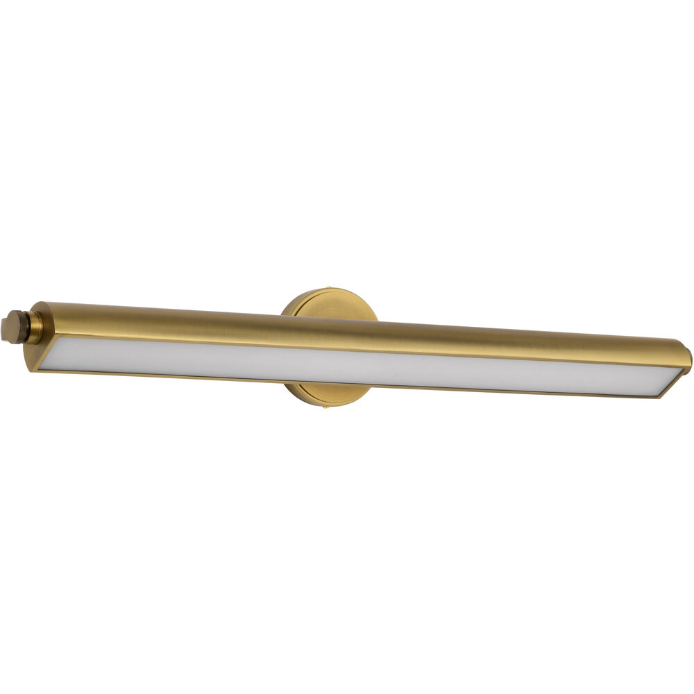 Nuvo Lighting Auden LED 35.5 Inch Vintage Brass Vanity Wall Light