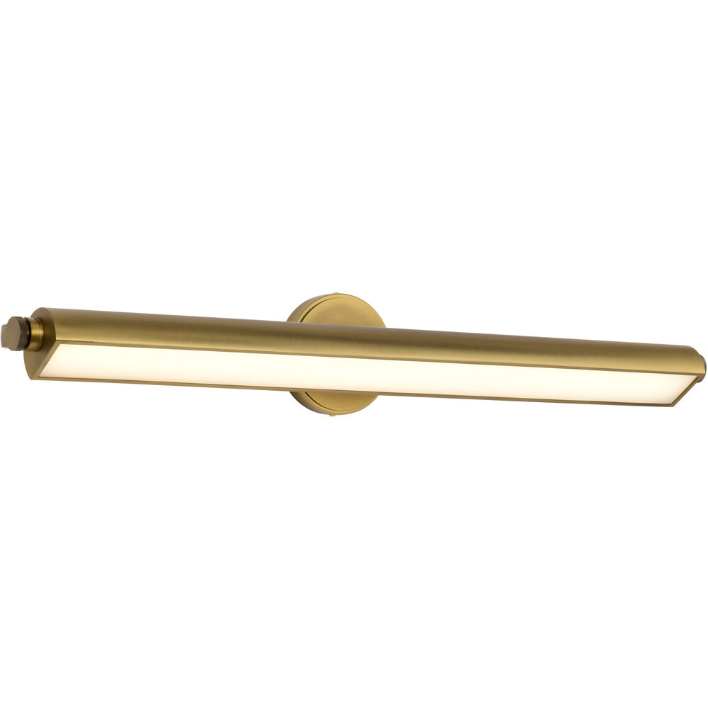 Nuvo Lighting Auden LED 35.5 Inch Vintage Brass Vanity Wall Light