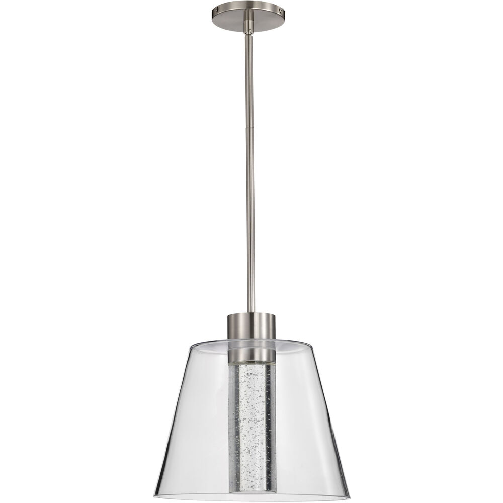Nuvo Lighting Aura LED 12 Inch Brushed Nickel Pendant Ceiling Light