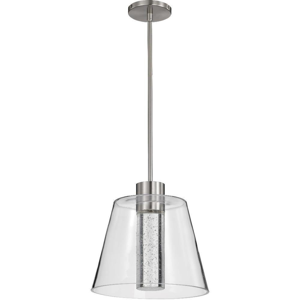 nuvo lighting Aura LED 12 inch Brushed Nickel Pendant Ceiling Light