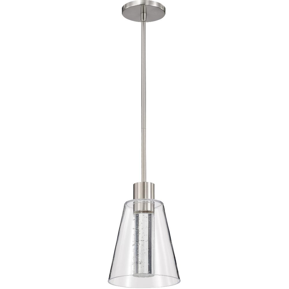 nuvo lighting Aura LED 7.25 inch Brushed Nickel Pendant Ceiling Light