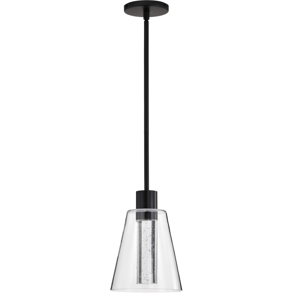 Nuvo Lighting Aura LED 7.25 Inch Matte Black Pendant Ceiling Light