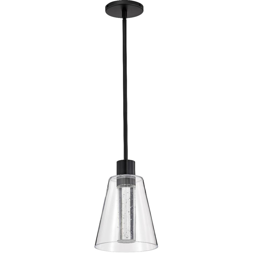 nuvo lighting Aura LED 7.25 inch Matte Black Pendant Ceiling Light
