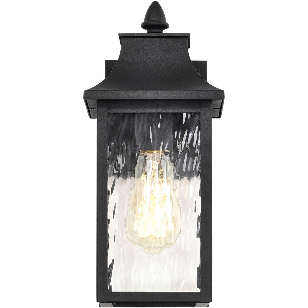 Nuvo Lighting Austen 13 Inch Matte Black Outdoor Wall Lantern Small