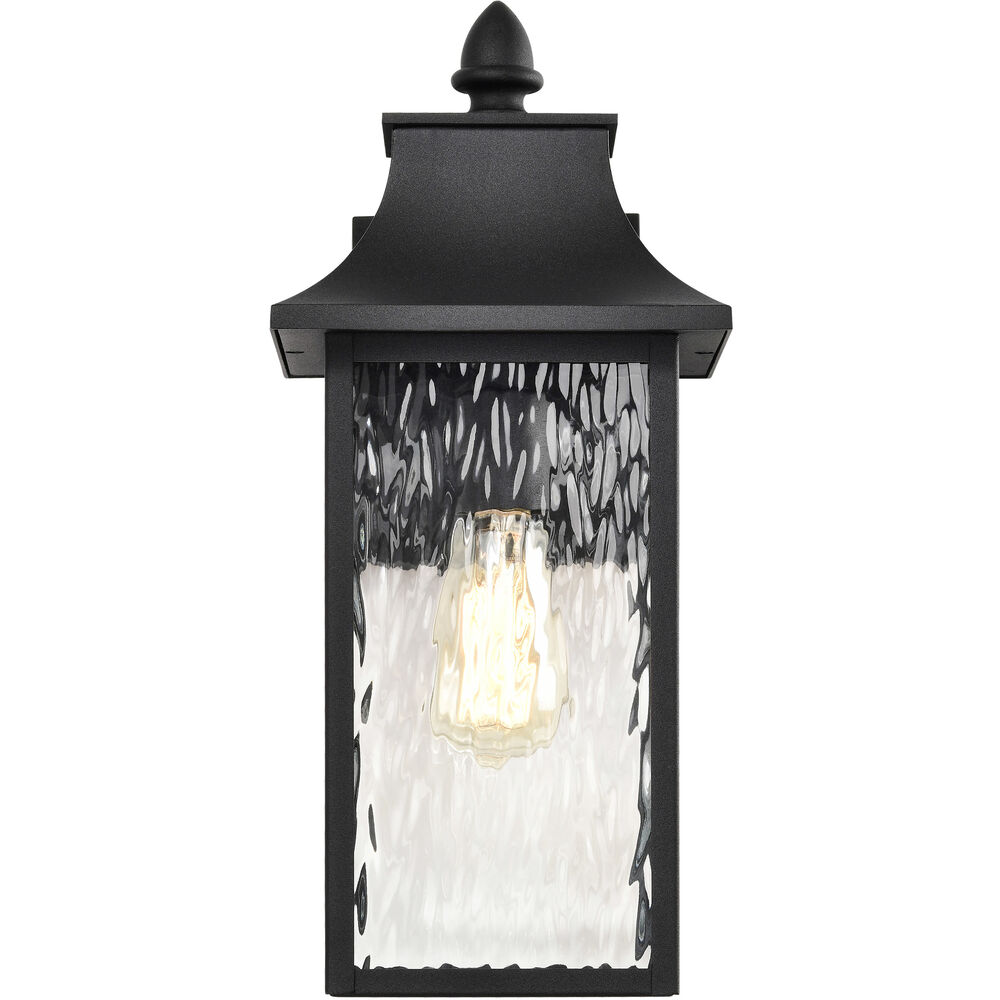 Nuvo Lighting Austen 17 Inch Matte Black Outdoor Wall Lantern Large