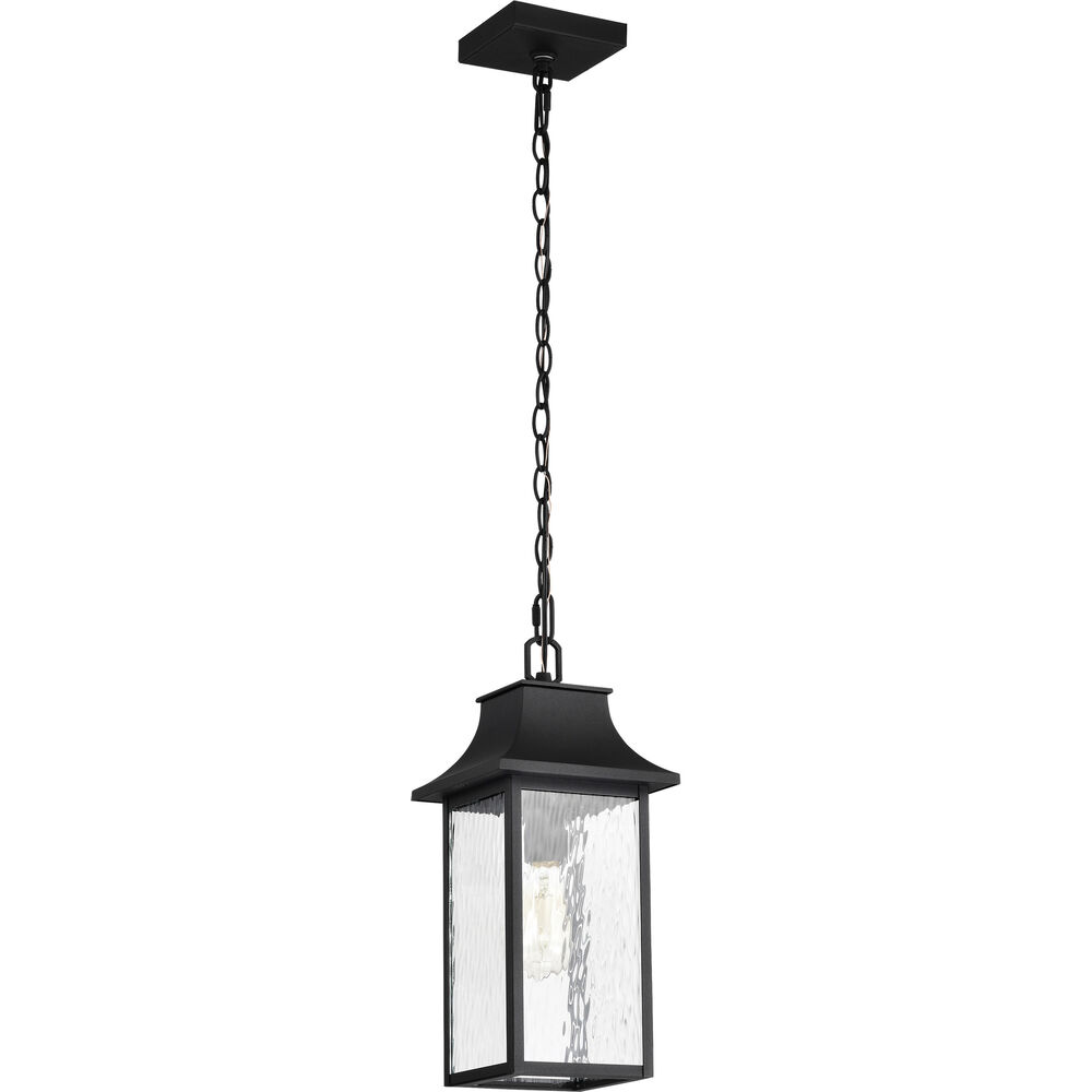 Nuvo Lighting Austen 8 Inch Matte Black Outdoor Hanging Lantern