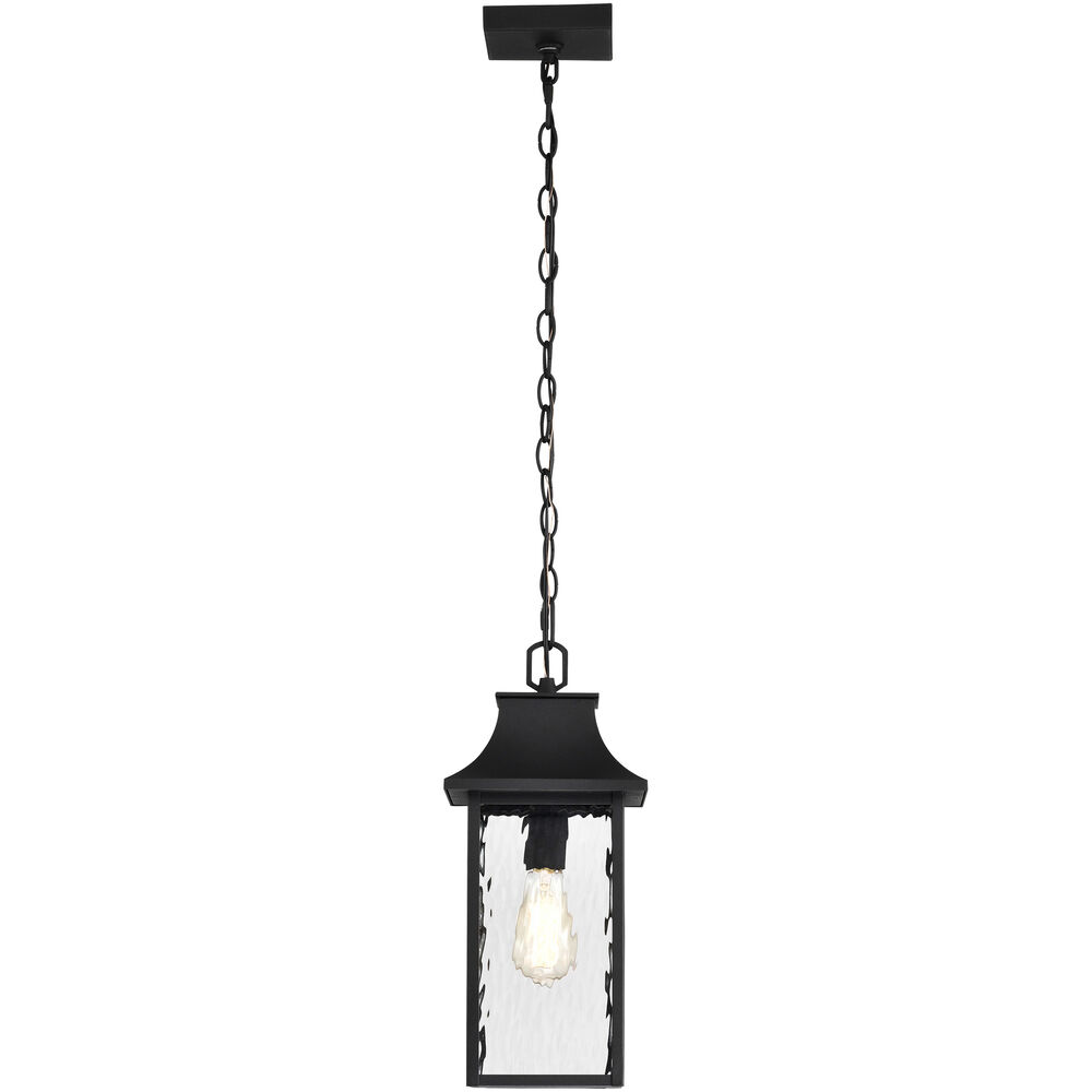 Nuvo Lighting Austen 8 Inch Matte Black Outdoor Hanging Lantern