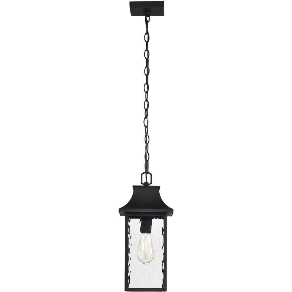 Nuvo Lighting Austen 8 Inch Matte Black Outdoor Hanging Lantern