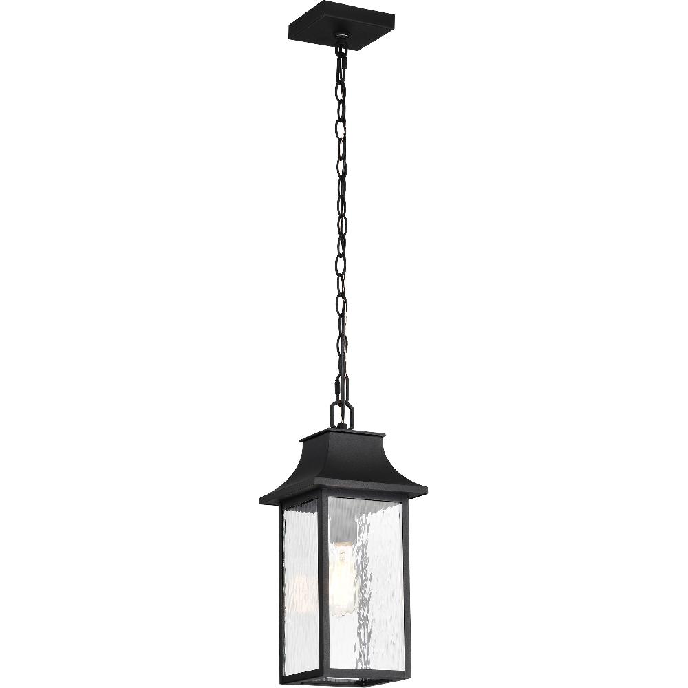 nuvo lighting Austen 8 inch Matte Black Outdoor Hanging Lantern