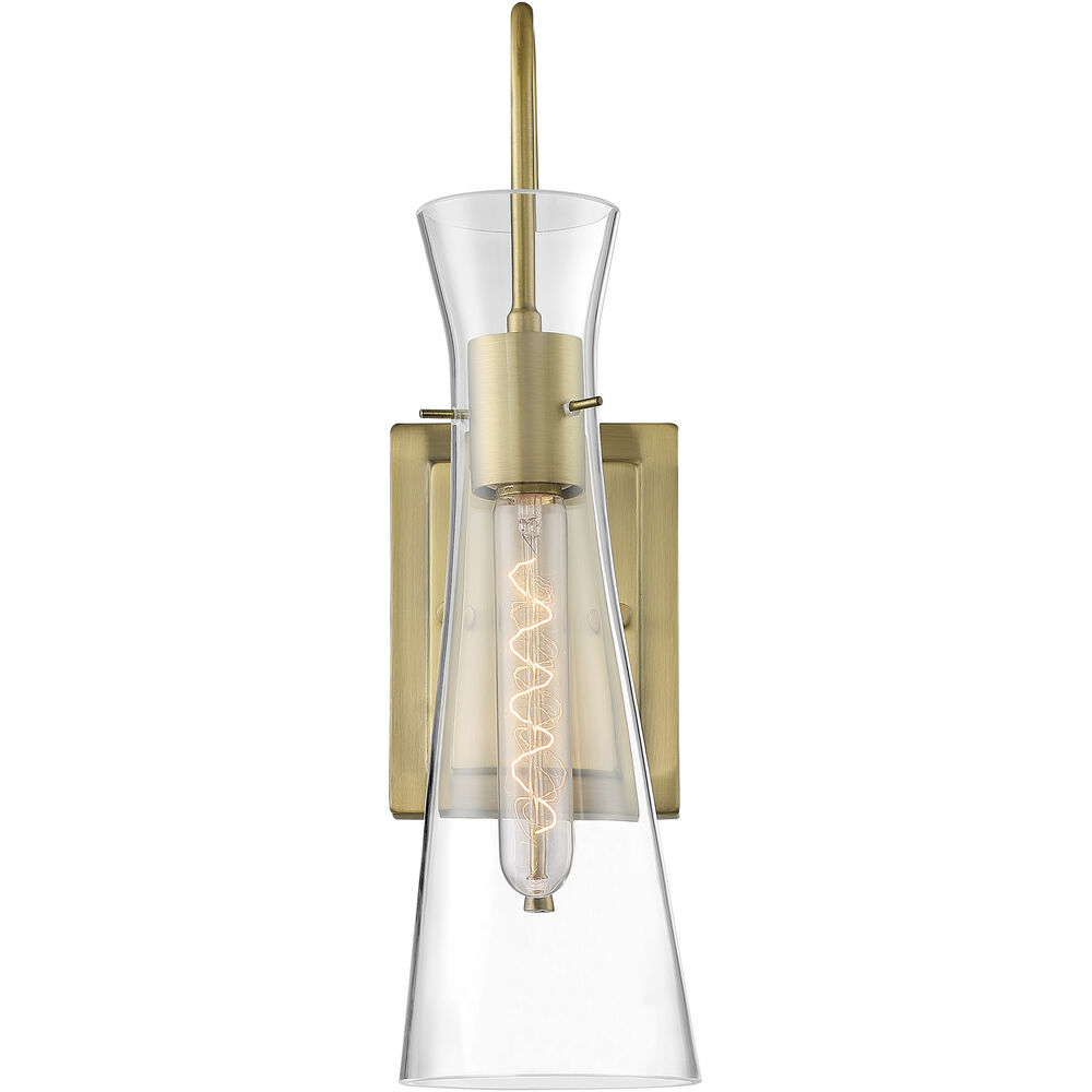 Nuvo Lighting Bahari 1 Light 5 Inch Vintage Brass Vanity Light Wall Light