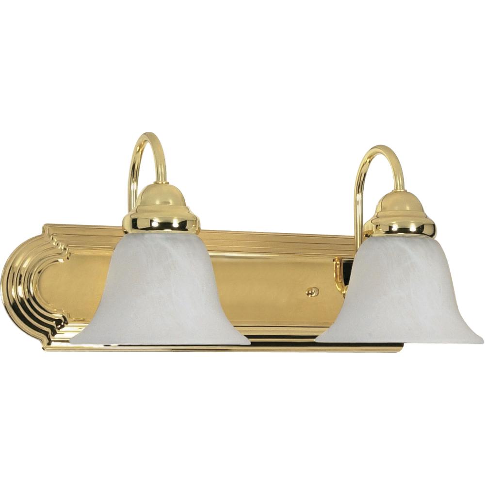 nuvo lighting Ballerina 2 Light 18 inch Polished Brass Vanity Light Wall Light