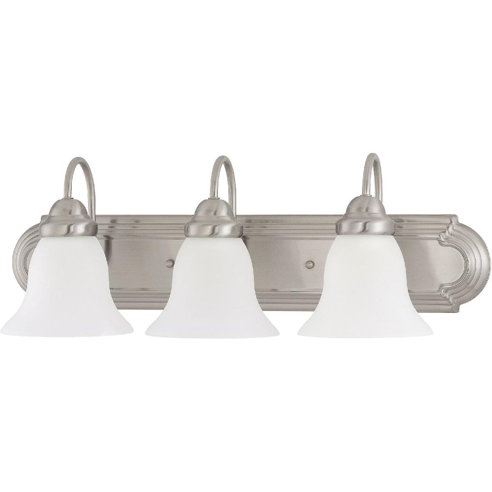 nuvo lighting Ballerina 3 Light 24 inch Brushed Nickel Vanity Light Wall Light
