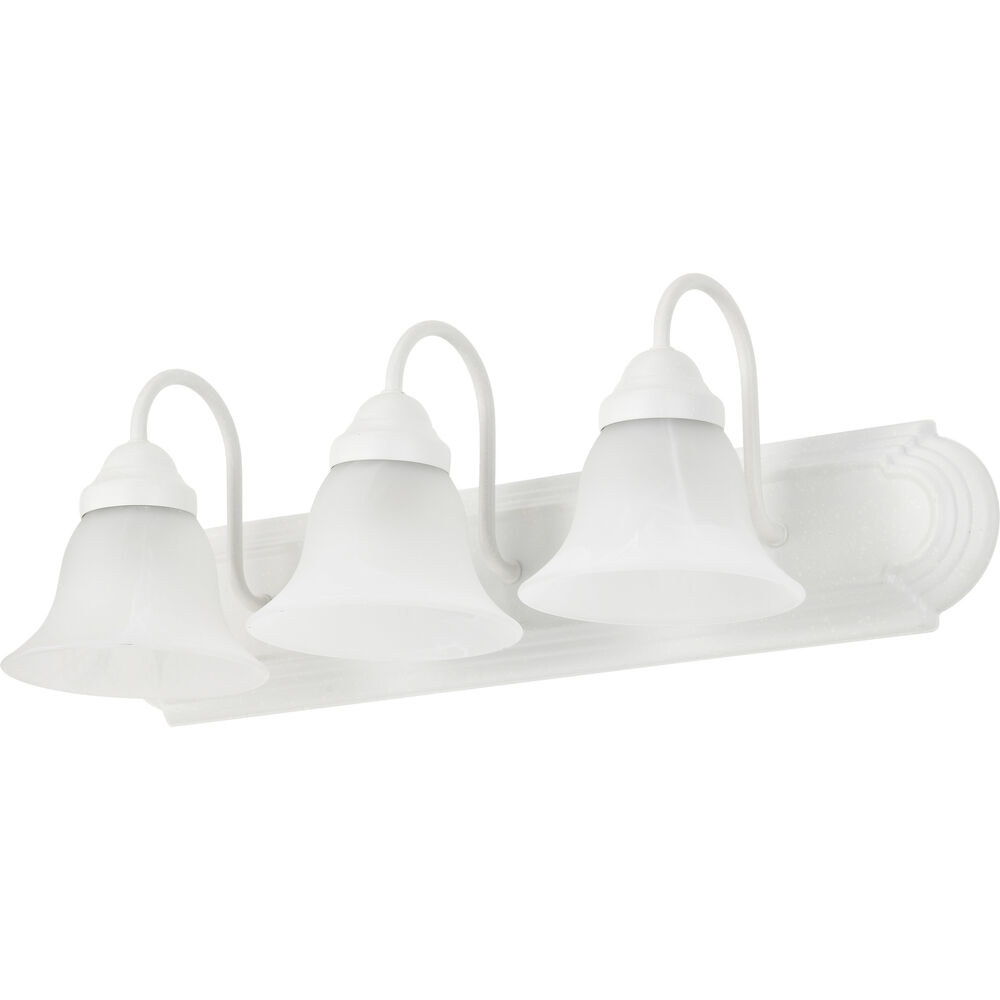 Nuvo Lighting Ballerina 3 Light 24 Inch Textured White Vanity Light Wall Light