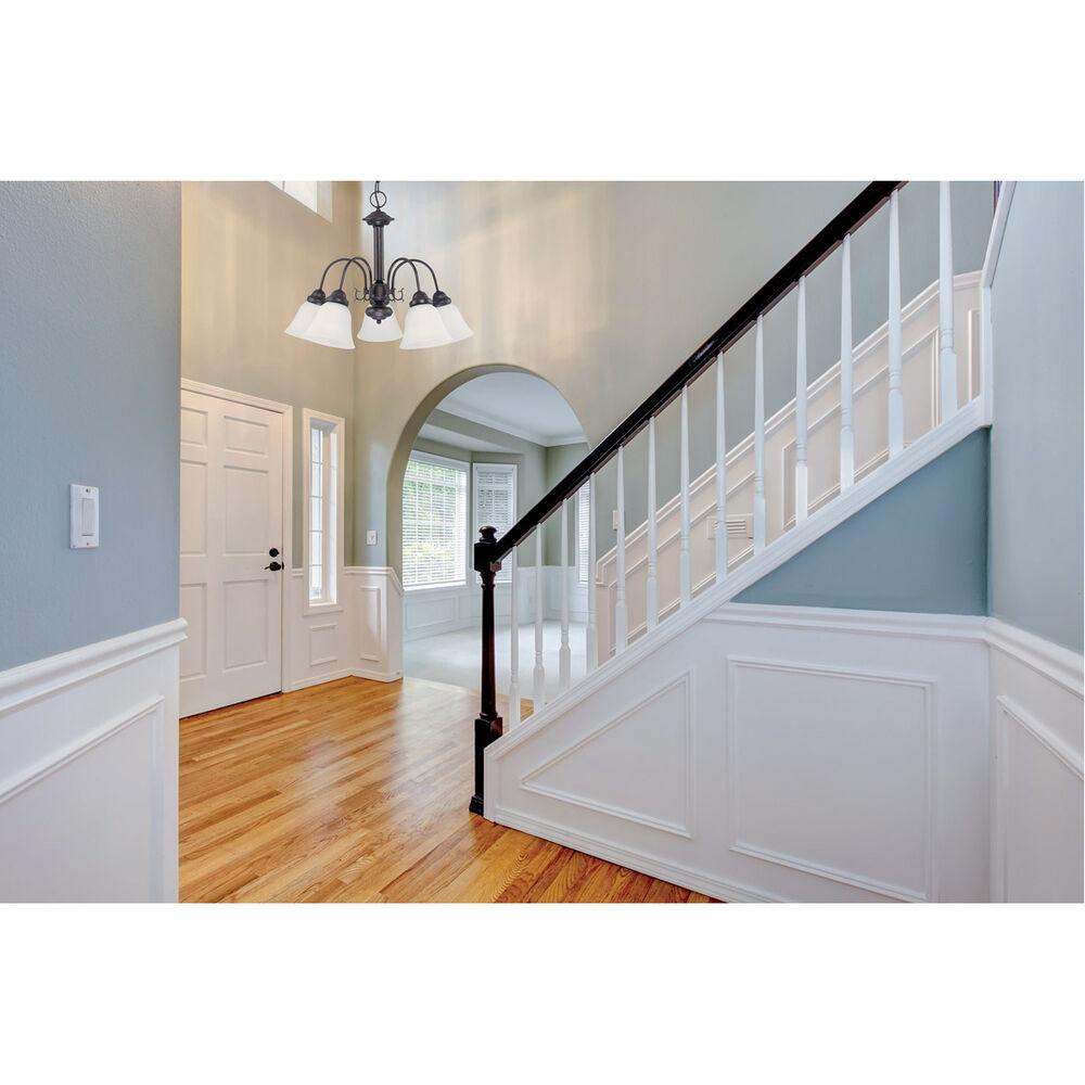 Nuvo Lighting Ballerina 5 Light 24 Inch Mahogany Bronze Chandelier Ceiling Light