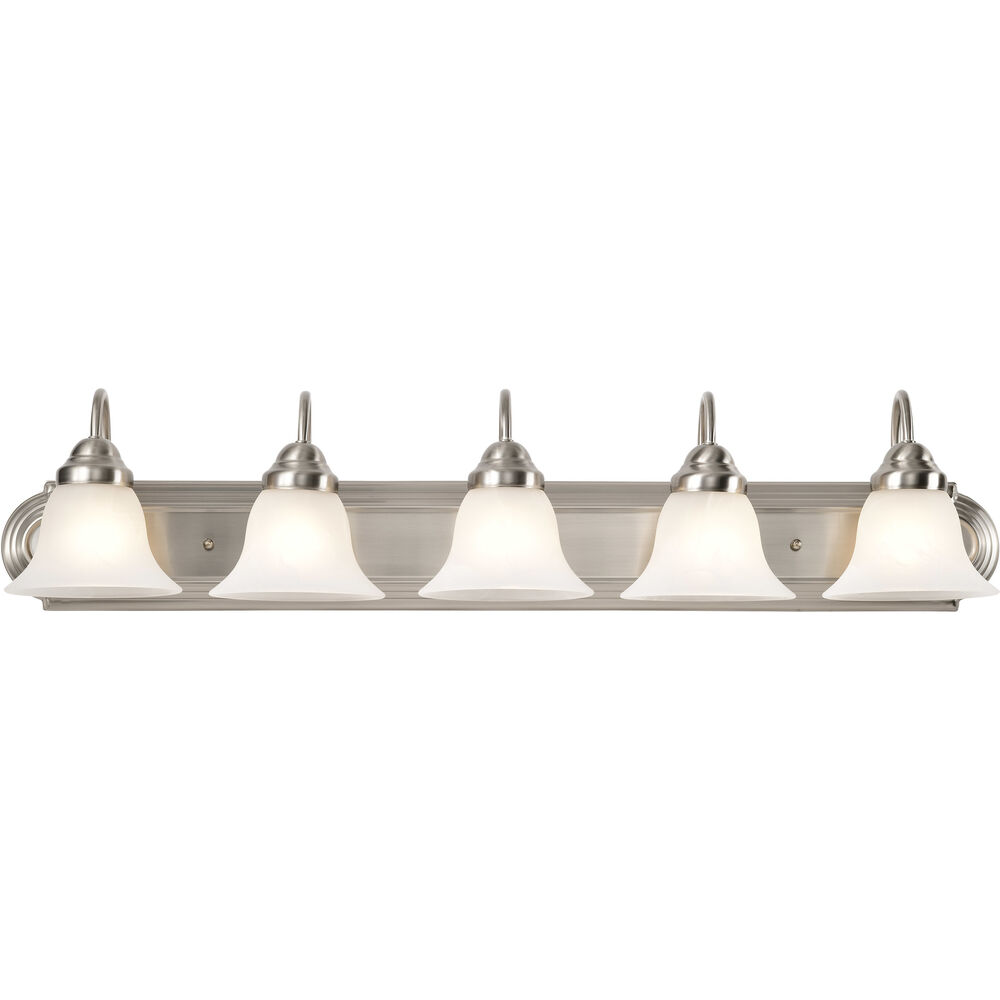 Nuvo Lighting Ballerina 5 Light 36 Inch Brushed Nickel Vanity Light Wall Light