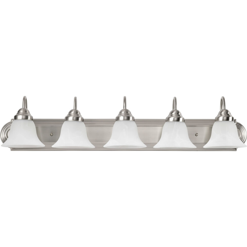 Nuvo Lighting Ballerina 5 Light 36 Inch Brushed Nickel Vanity Light Wall Light