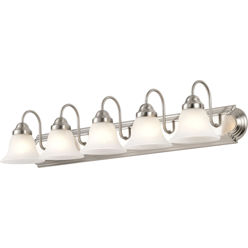 Nuvo Lighting Ballerina 5 Light 36 Inch Brushed Nickel Vanity Light Wall Light