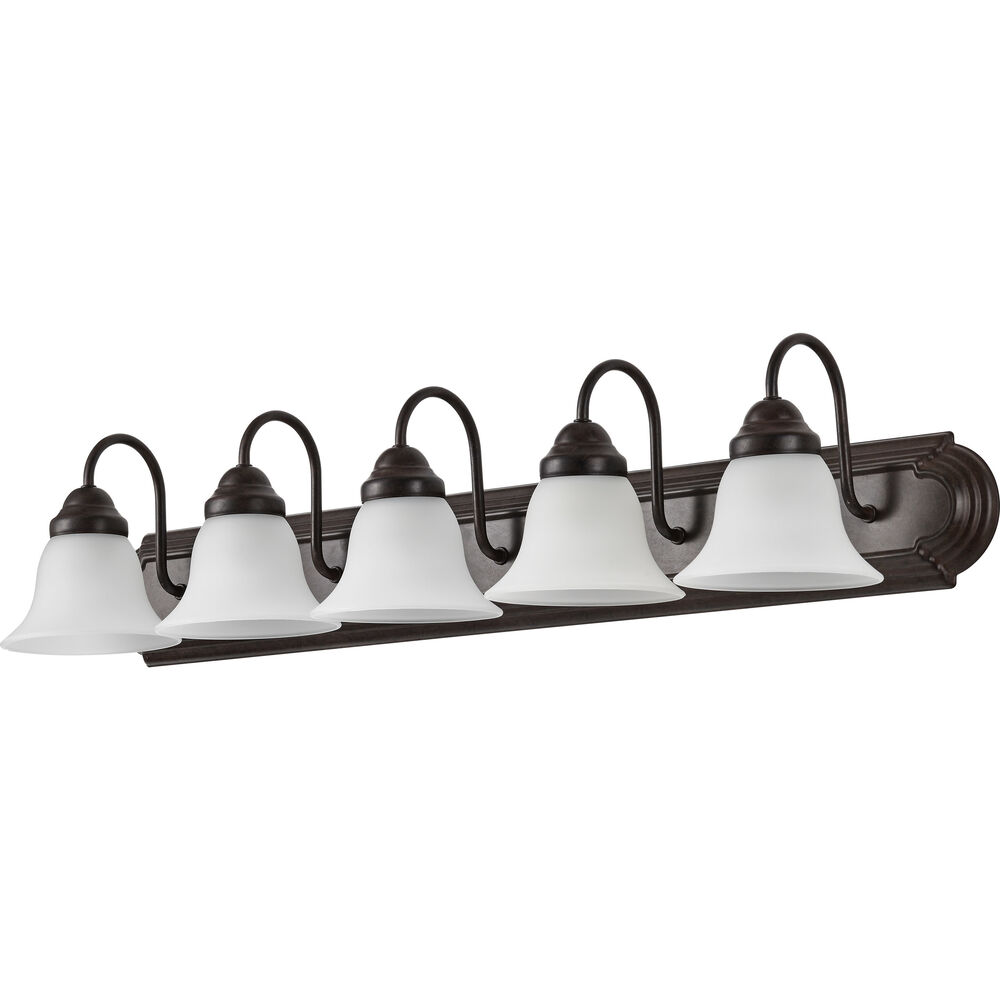 Nuvo Lighting Ballerina 5 Light 36 Inch Mahogany Bronze Vanity Light Wall Light