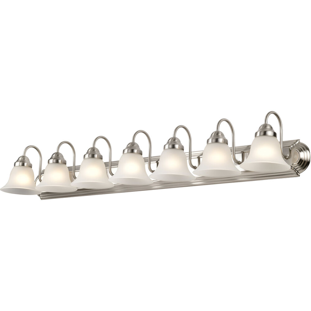 Nuvo Lighting Ballerina 7 Light 48 Inch Brushed Nickel Vanity Light Wall Light