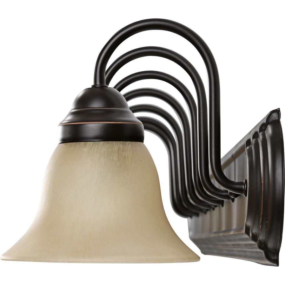 Nuvo Lighting Ballerina 7 Light 48 Inch Mahogany Bronze And Champagne Vanity Light Wall Light
