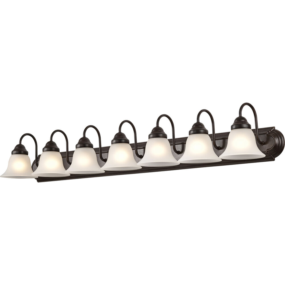 Nuvo Lighting Ballerina 7 Light 48 Inch Mahogany Bronze Vanity Light Wall Light