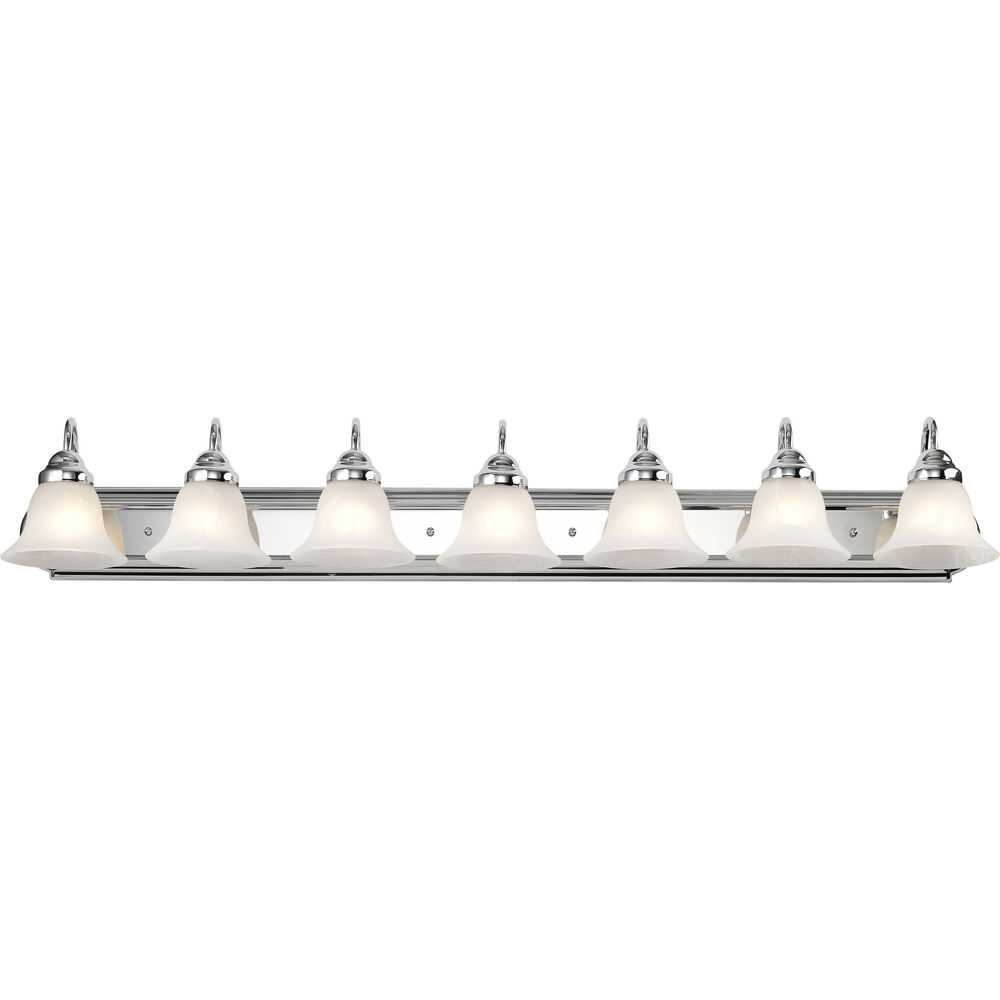 Nuvo Lighting Ballerina 7 Light 48 Inch Polished Chrome Vanity Light Wall Light