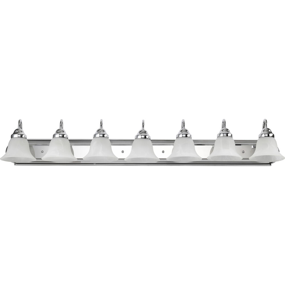 Nuvo Lighting Ballerina 7 Light 48 Inch Polished Chrome Vanity Light Wall Light