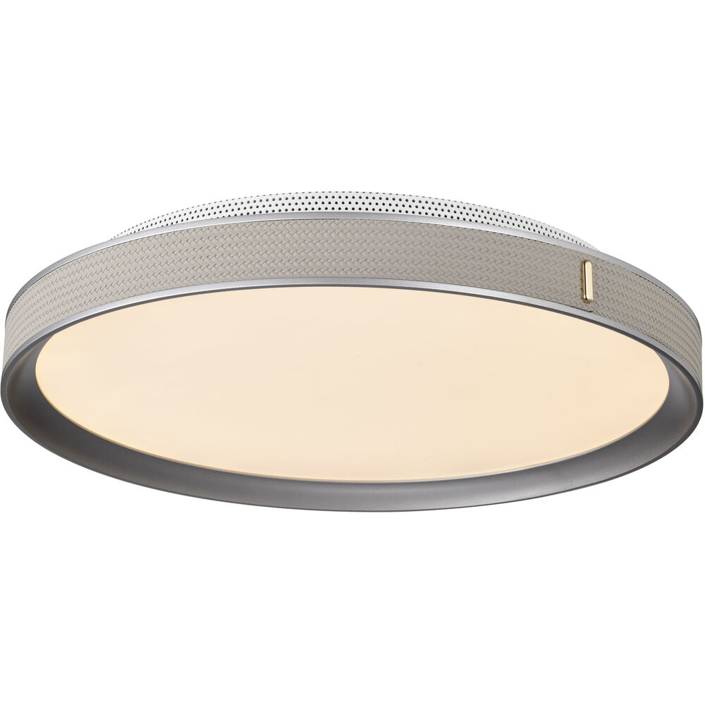 Nuvo Lighting Bandon LED 19.5 Inch Gray Flush Mount Ceiling Light