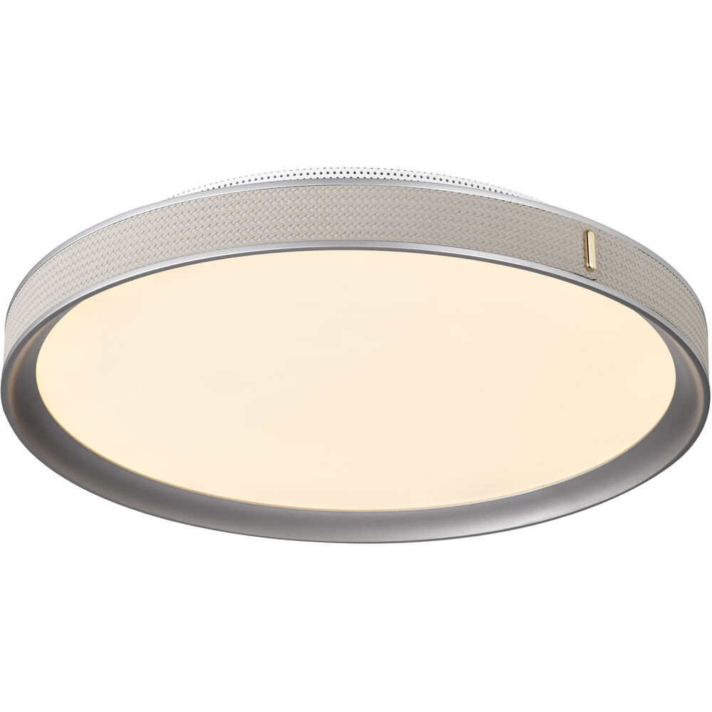 Nuvo Lighting Bandon LED 19.5 Inch Gray Flush Mount Ceiling Light