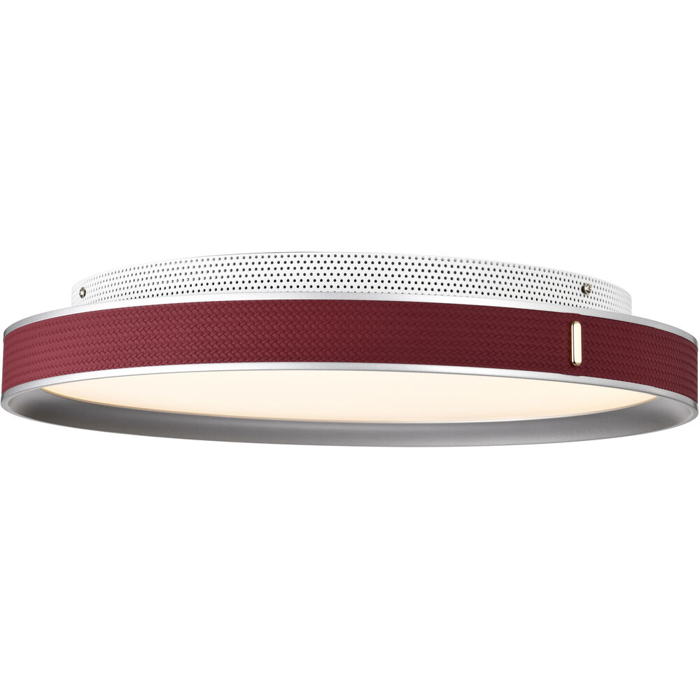 Nuvo Lighting Bandon LED 19.5 Inch Gray Flush Mount Ceiling Light