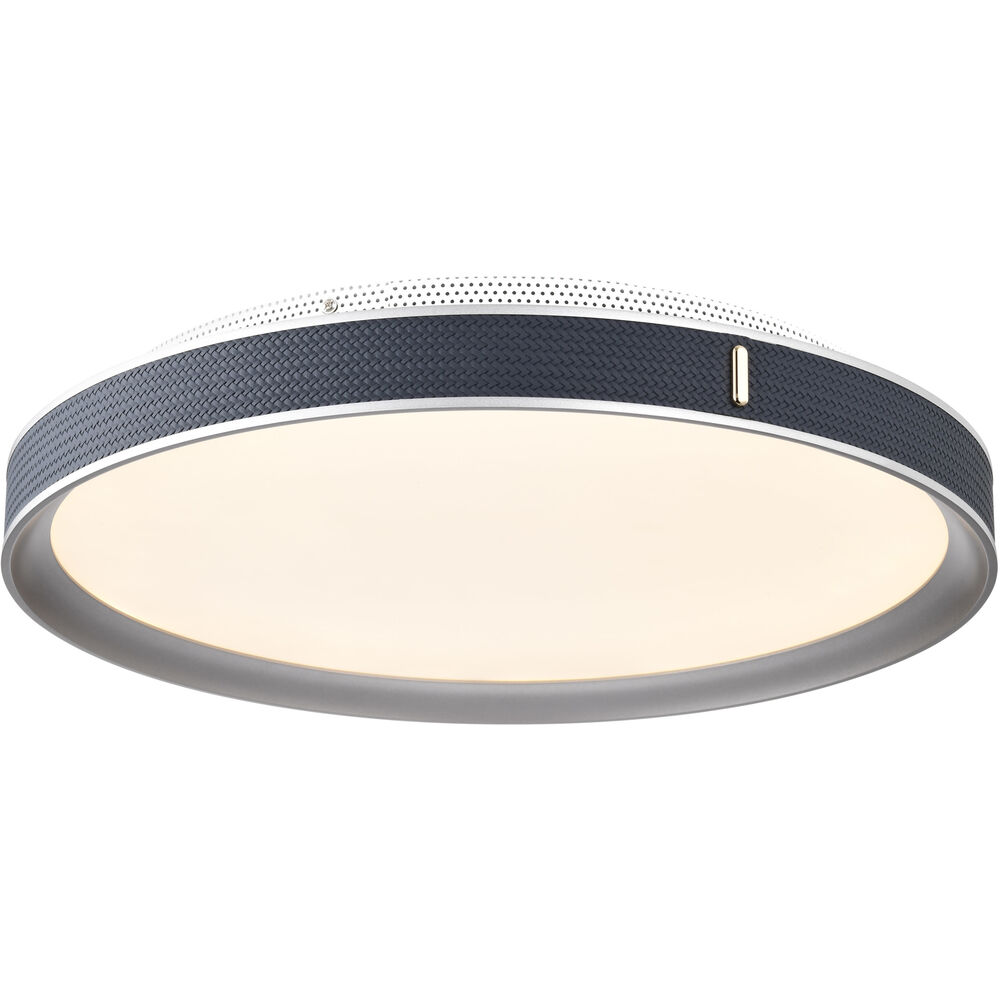 Nuvo Lighting Bandon LED 19.5 Inch Gray Flush Mount Ceiling Light