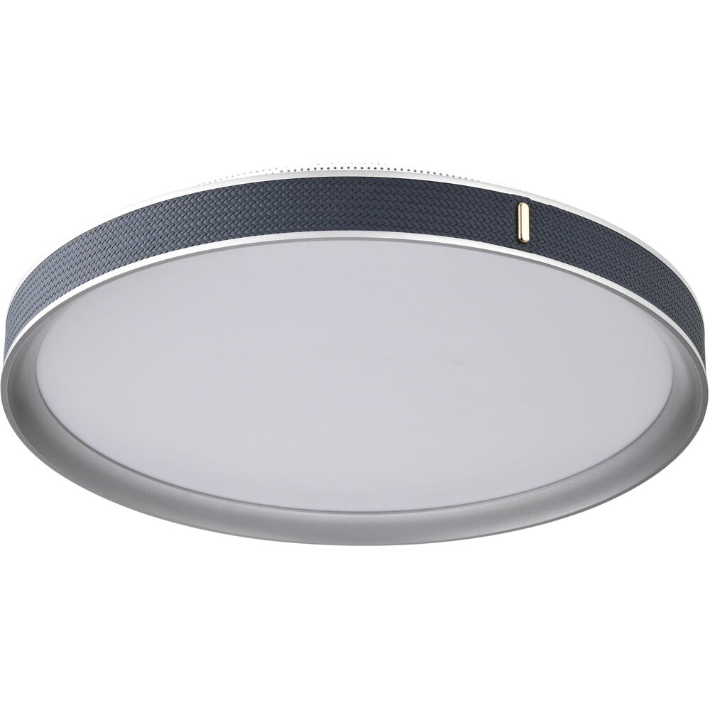 Nuvo Lighting Bandon LED 19.5 Inch Gray Flush Mount Ceiling Light