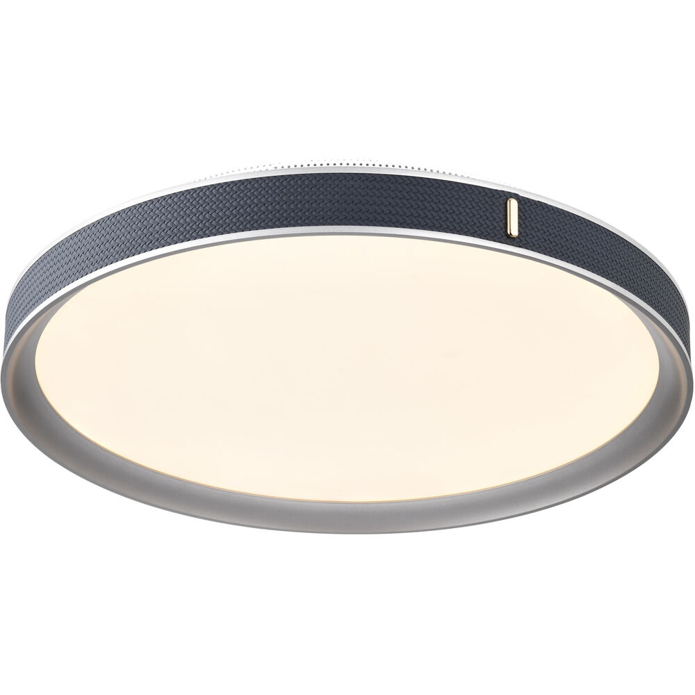 Nuvo Lighting Bandon LED 19.5 Inch Gray Flush Mount Ceiling Light