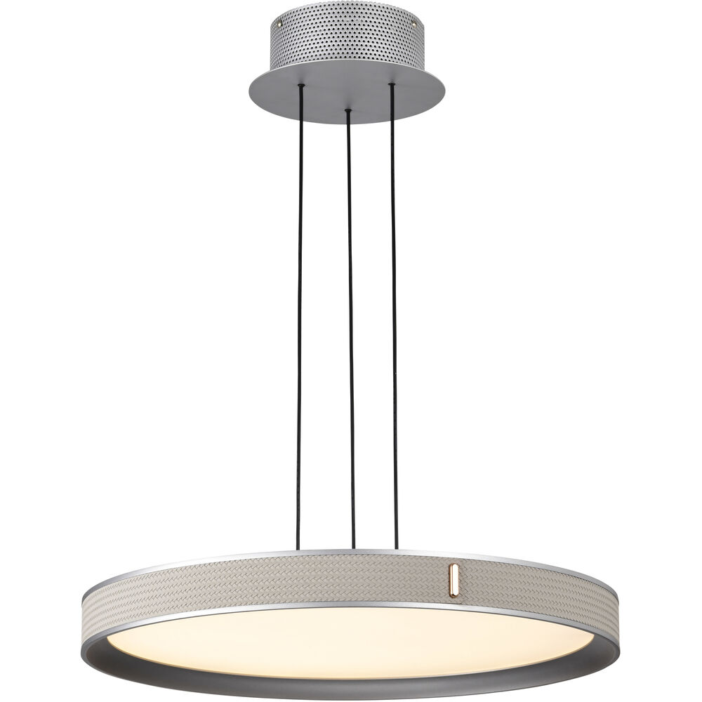 Nuvo Lighting Bandon LED 19.5 Inch Gray Pendant Ceiling Light