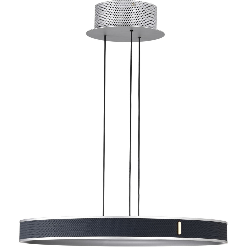 Nuvo Lighting Bandon LED 19.5 Inch Gray Pendant Ceiling Light