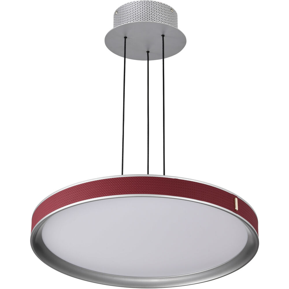Nuvo Lighting Bandon LED 19.5 Inch Gray Pendant Ceiling Light