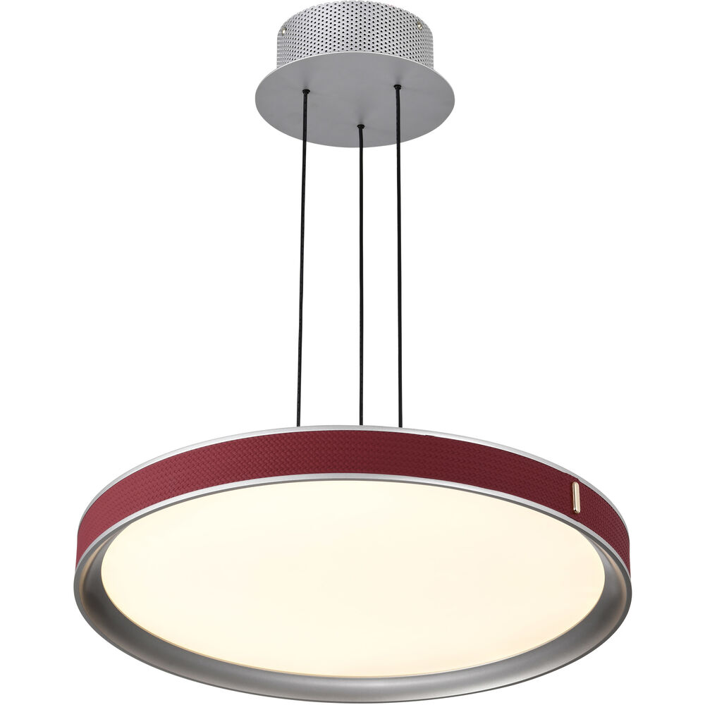 Nuvo Lighting Bandon LED 19.5 Inch Gray Pendant Ceiling Light