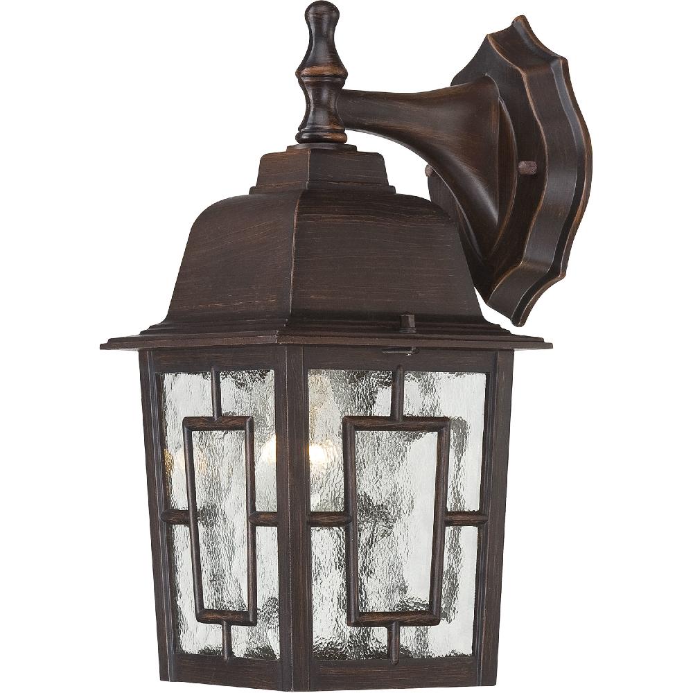 nuvo lighting Banyan 1 Light 12 inch Rustic Bronze Outdoor Wall Sconce