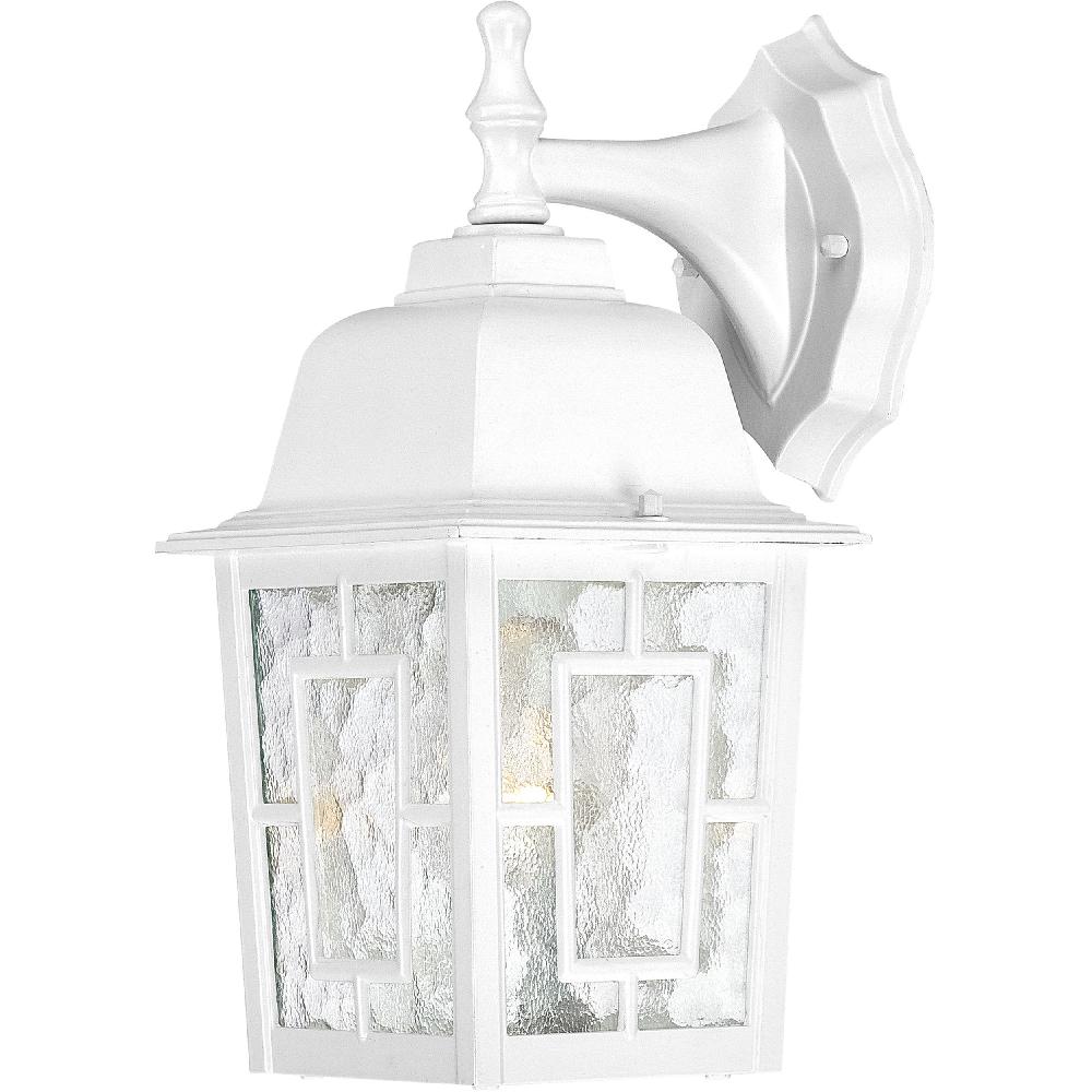 nuvo lighting Banyan 1 Light 12 inch White Outdoor Wall Sconce