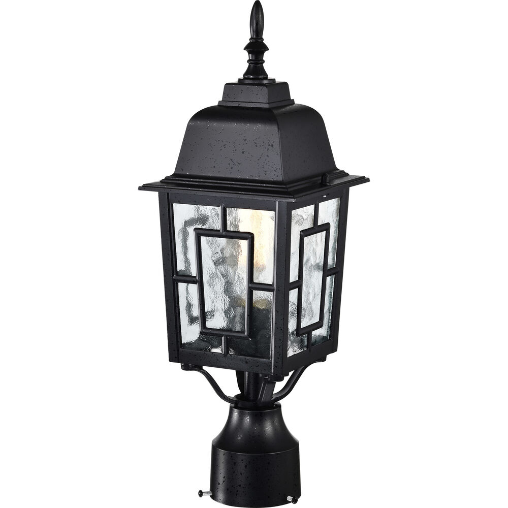 Nuvo Lighting Banyan 1 Light 17 Inch Textured Black Outdoor Post Light