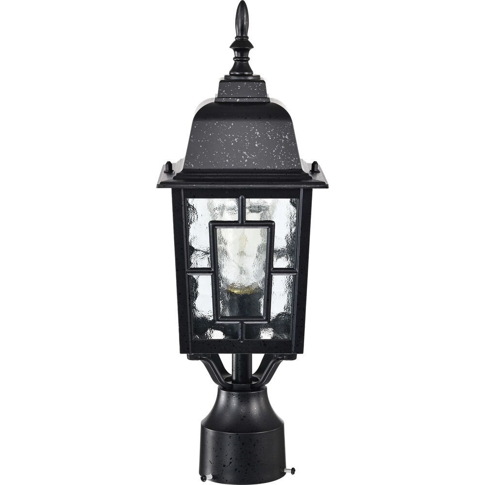 Nuvo Lighting Banyan 1 Light 17 Inch Textured Black Outdoor Post Light