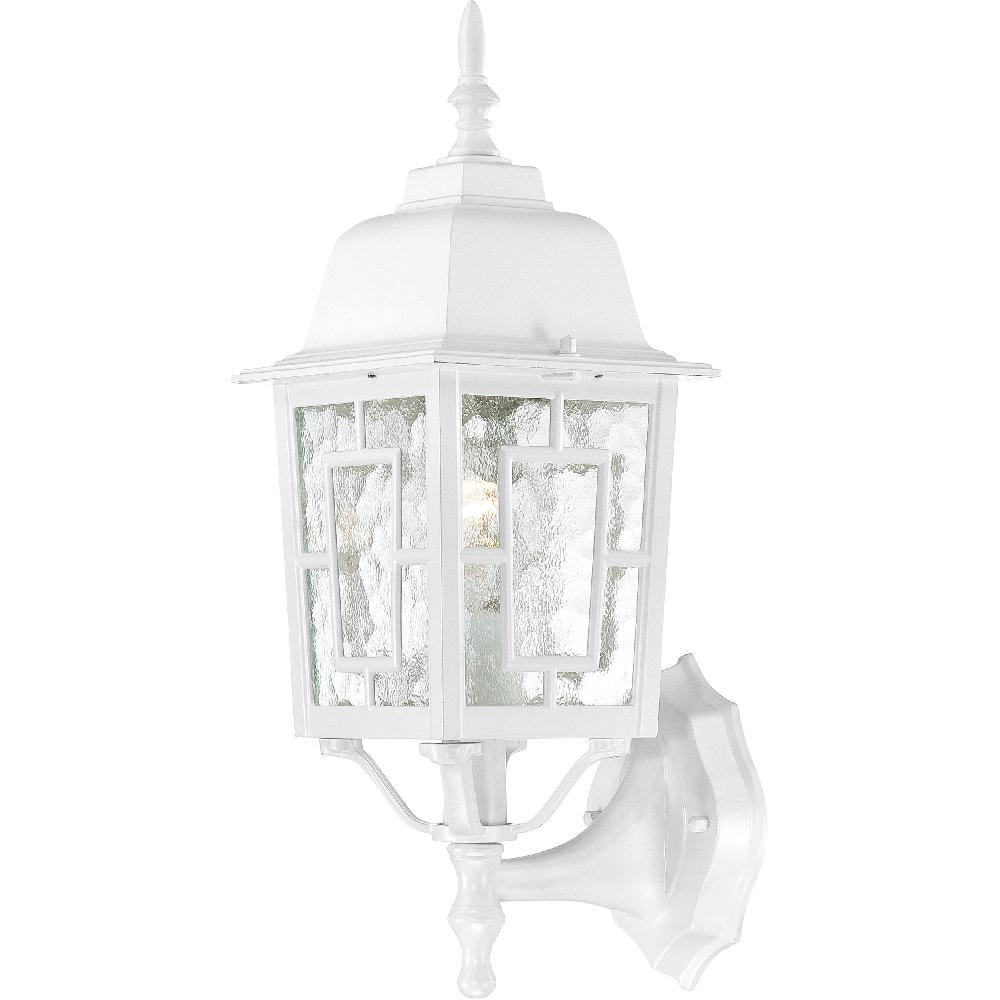 nuvo lighting Banyan 1 Light 17 inch White Outdoor Wall Sconce