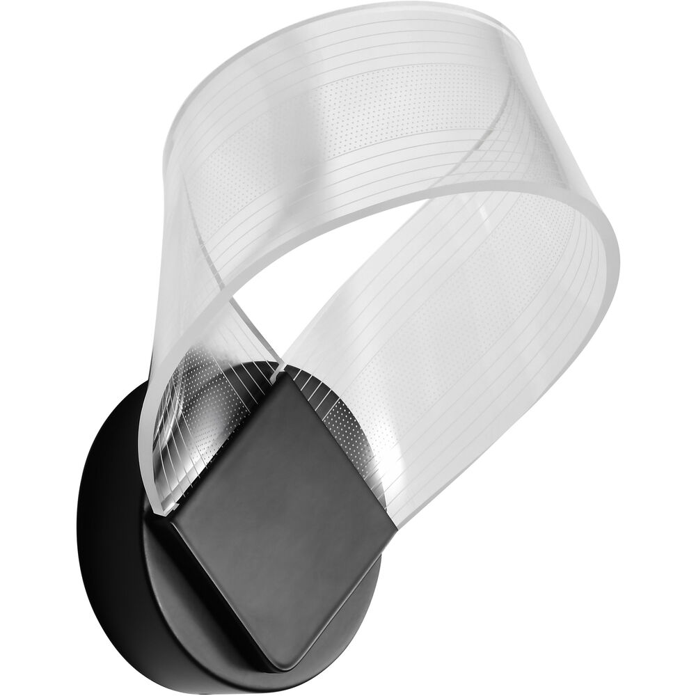 Nuvo Lighting Barnett LED 7.5 Inch Matte Black Vanity Light Wall Light