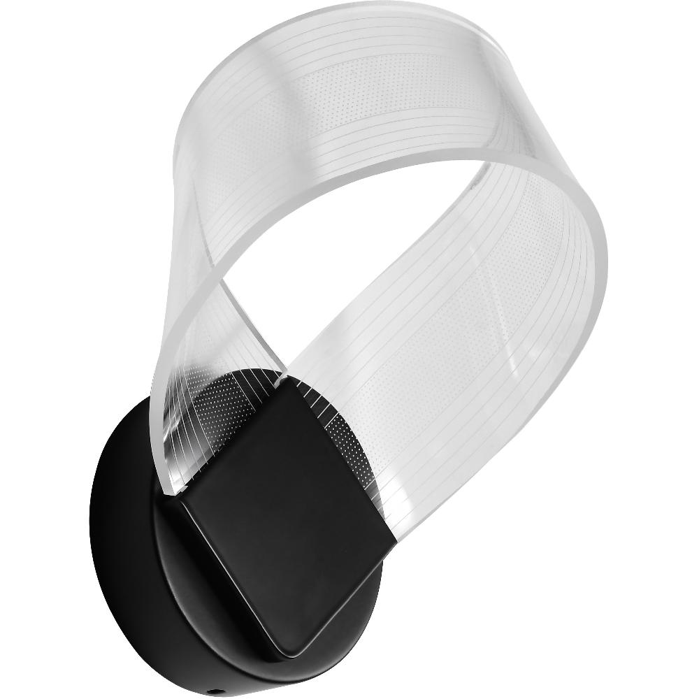 nuvo lighting Barnett LED 7.5 inch Matte Black Vanity Light Wall Light