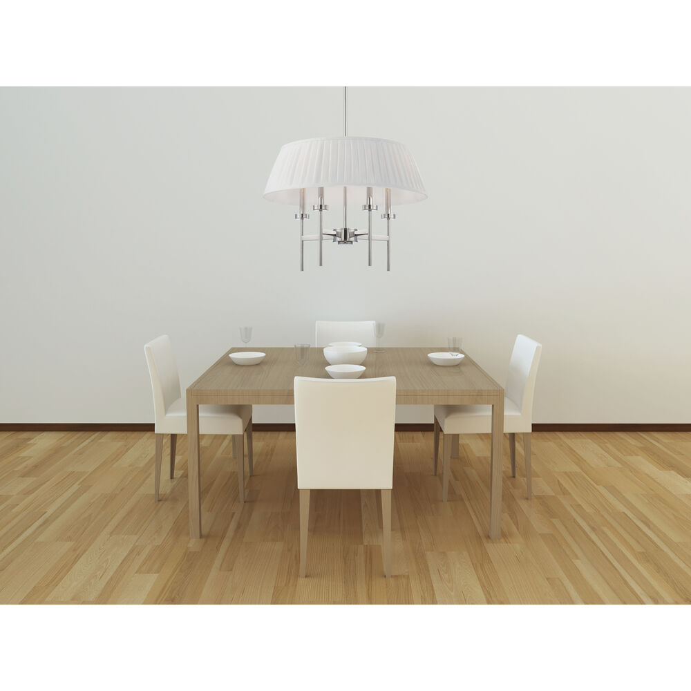 Nuvo Lighting Benson 4 Light 24 Inch Polished Nickel Pendant Ceiling Light