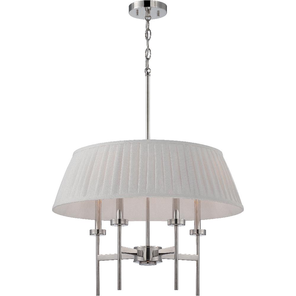 nuvo lighting Benson 4 Light 24 inch Polished Nickel Pendant Ceiling Light